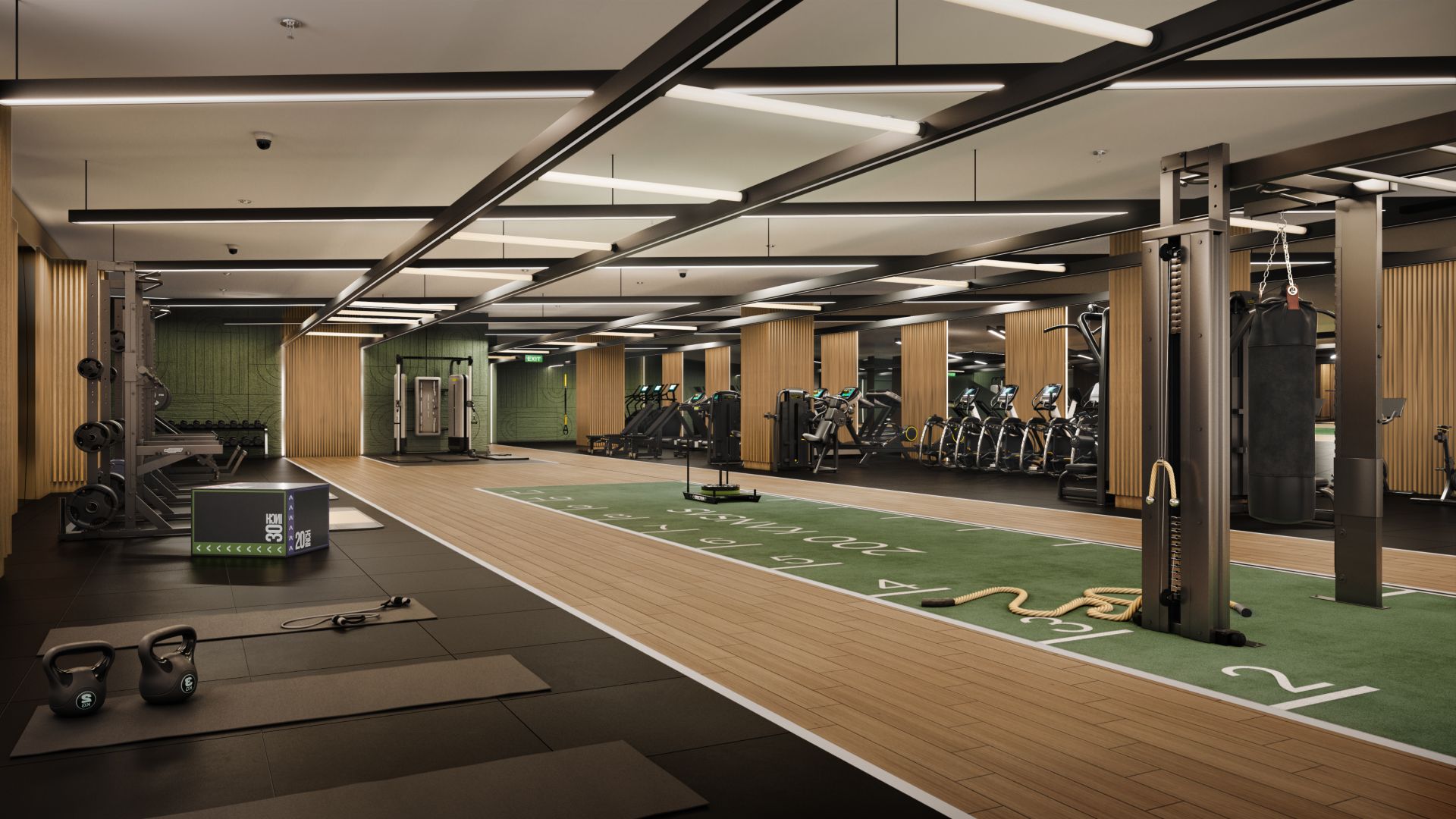 Athlete-Designed Fitness Center 